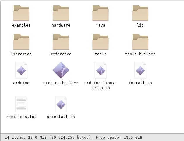 Arduino IDE folder